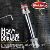 Elemake Trailer Hitch Lock - Hitch Pin Lock 5/8" Pin Tow Receiver Lock